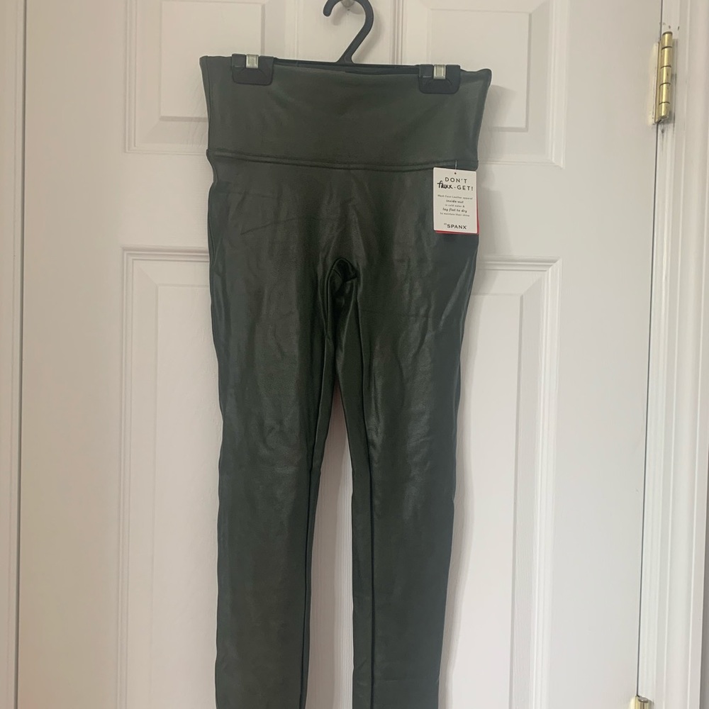 NWT Spanx Faux Leather Leggings